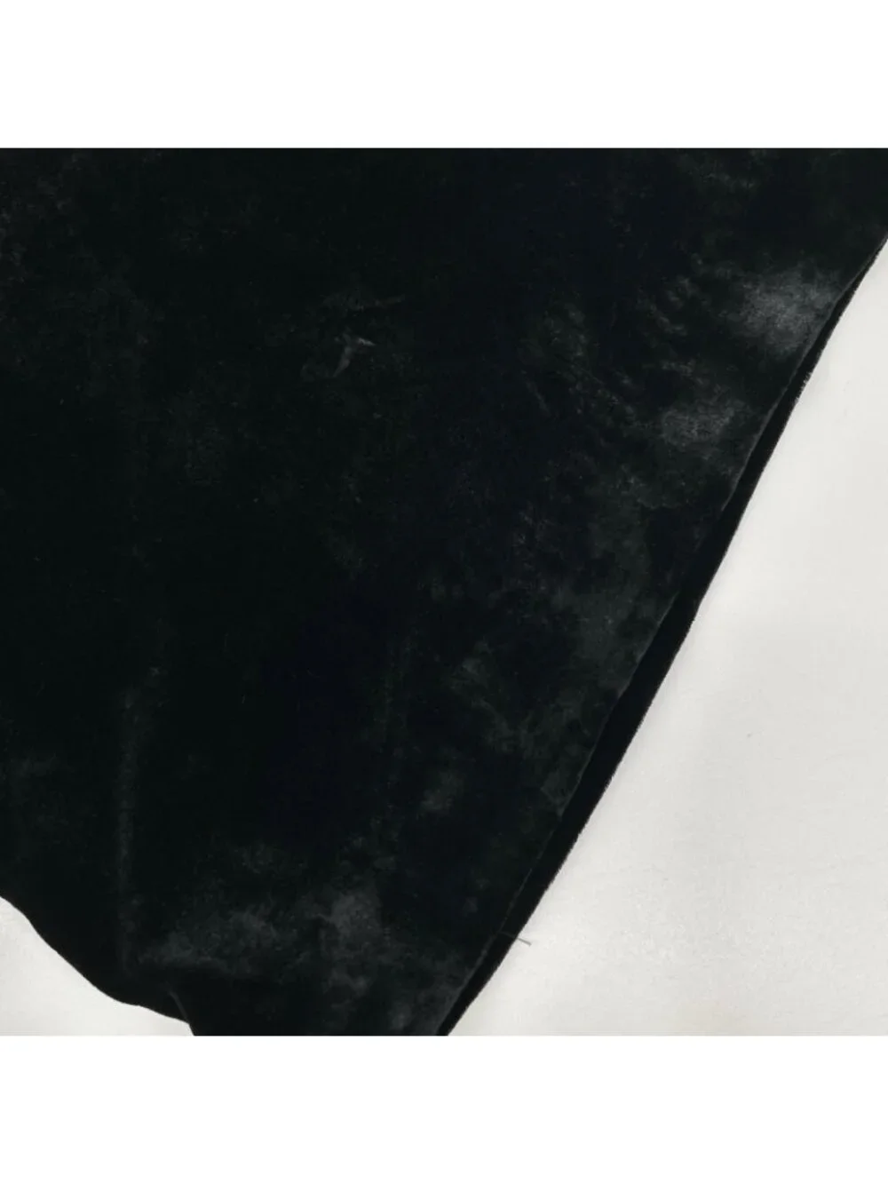 Saint Laurent Paris Velvet Wide Pants Black 28